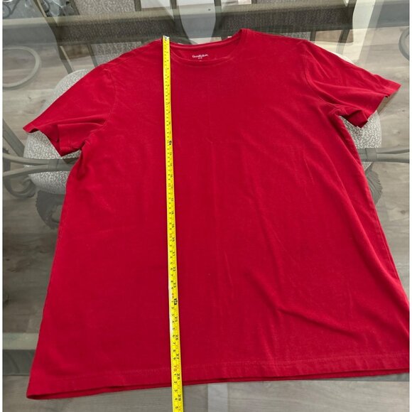 Goodfellow & Co Mens Red Lyndale Tee Shirt Size L Cotton - Picture 5 of 7